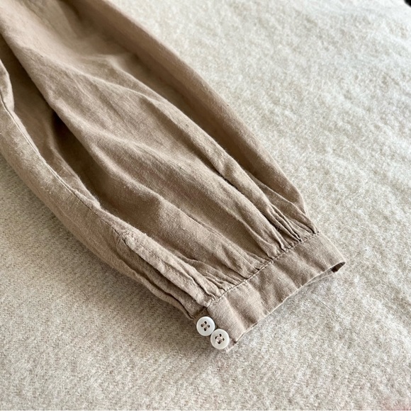 Ichi antiquites hand dyed cotton khadi pintuck shirt - Picture 12 of 12